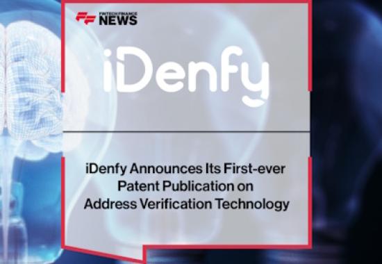 iDenfy has filed first patent for an innovative address verification technology