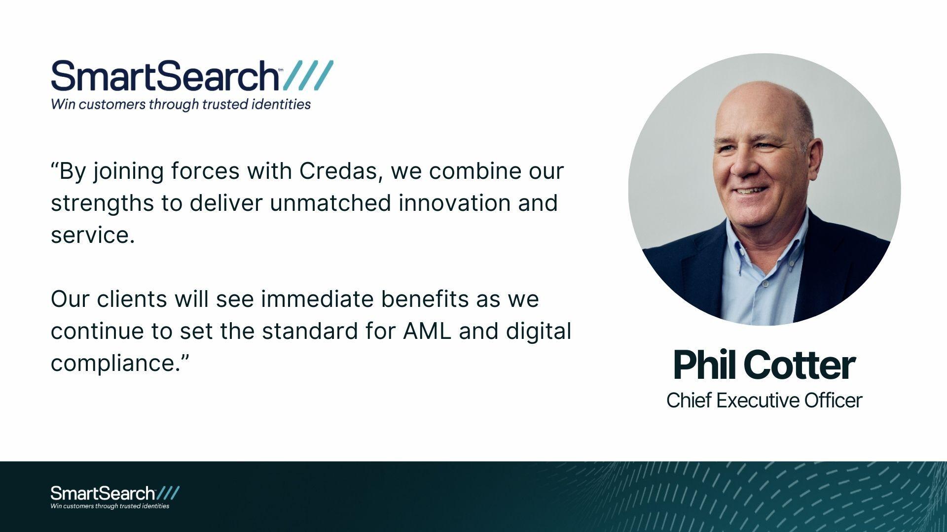 UK AML software provider SmartSearch buys ID verification firm Credas, after partnering with Daon
