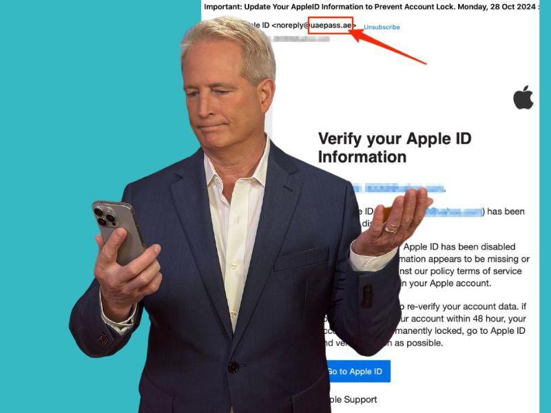 Don’t get caught in the “Apple ID suspended” phishing scam