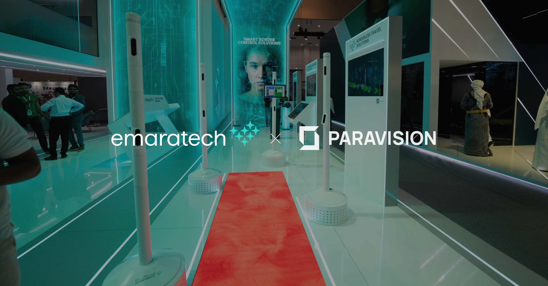 Paravision & emaratech Power Red Carpet Smart Corridor at DXB