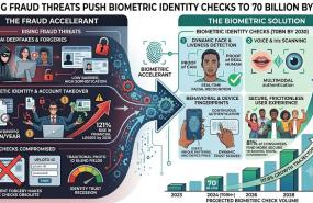 Rising fraud threats to push biometric identity checks to 70bn by 2030