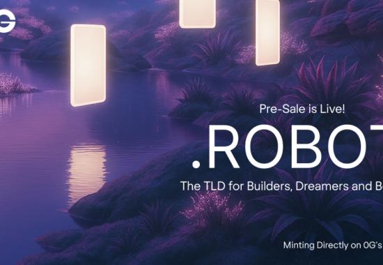 Unstoppable Domains and 0G Foundation Launch .ROBOT — The Identity Layer for a World Run by Machines