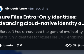 Azure Files Entra-Only identities: Advancing cloud-native identity and security