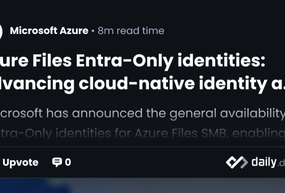 Azure Files Entra-Only identities: Advancing cloud-native identity and security